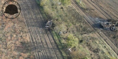 Ukrainian Tanks Burning Down Near Artyomovsk (Photos)