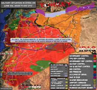 Military Situation In Syria On June 6, 2023 (Map Update)