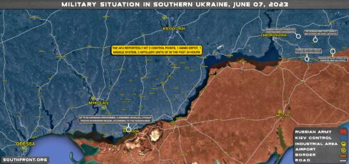 Military Situation In Southern Ukraine On June 7, 2023 (Map Update)