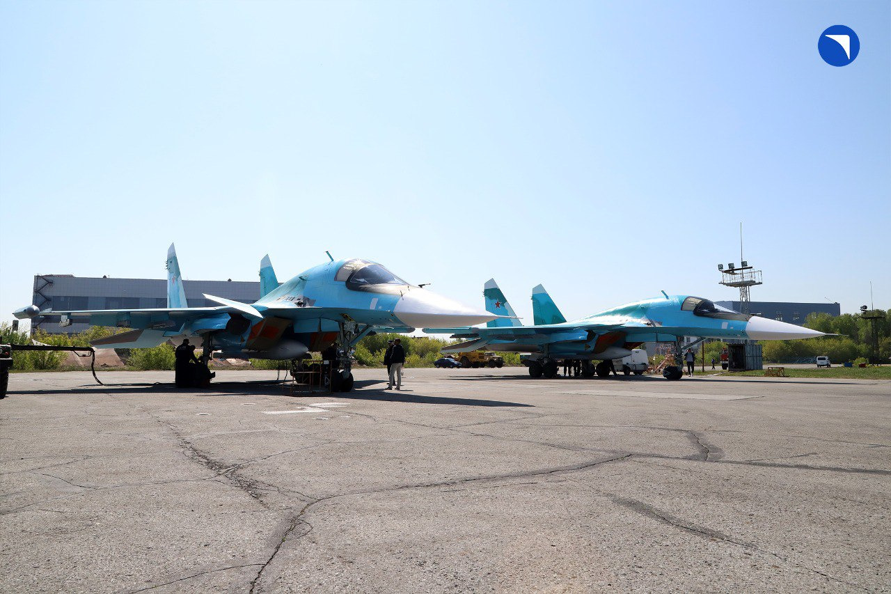 Russian Aerospace Forces Receives New Batch Of Su-34 Fighter Bombers (Photos)