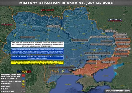 Military Situation In Ukraine On July 13, 2023 (Map Update)