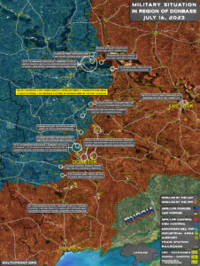 Military Situation In Donbass On July 16, 2023 (Map Update)