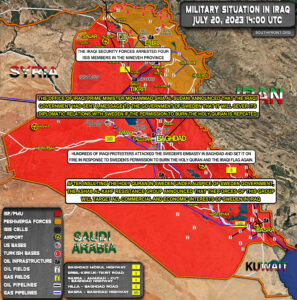 Military Situation In Iraq On July 20, 2023 (Map Update)