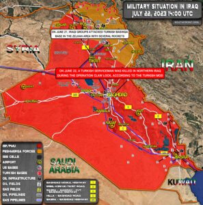 Military Situation In Iraq On July 22, 2023 (Map Update)