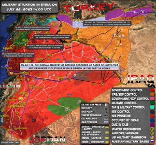 Military Situation In Syria On July 22, 2023 (Map Update)