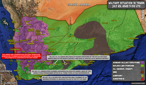 Military Situation In Yemen On July 23, 2023 (Map Update)