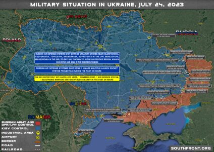 Military Situation In Ukraine On July 24, 2023 (Map Update)