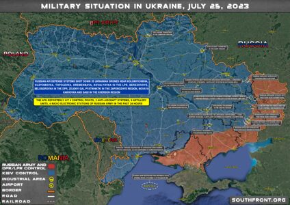 Military Situation In Ukraine On July 25, 2023 (Map Update)