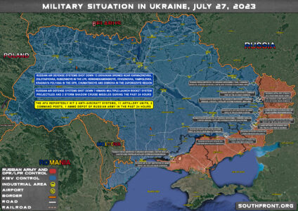 Military Situation In Ukraine On July 27, 2023 (Map Update)