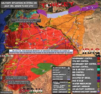 Military Situation In Syria On July 30, 2023 (Map Update)