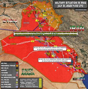 Military Situation In Iraq On July 31, 2023 (Map Update)