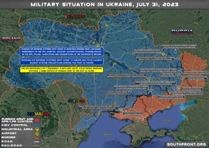 Military Situation In Ukraine On July 31, 2023 (Map Update)