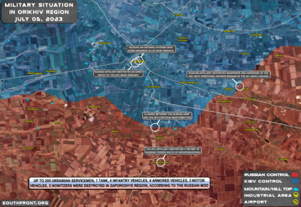 Military Situation In Orihiv Region, Ukraine, On July 5, 2023 (Map Update)