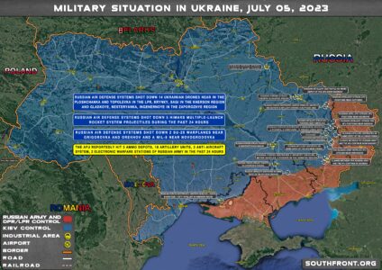 Military Situation In Ukraine On July 5, 2023 (Map Update)