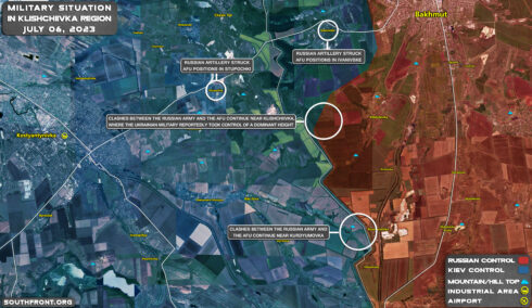 Military Situation In Bakhmut Region On July 6, 2023 (Map Update)