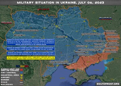 Military Situation In Ukraine On July 6, 2023 (Map Update)