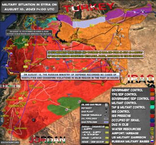 Military Situation In Syria On August 10, 2023 (Map Update)