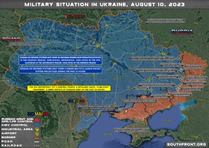 Military Situation In Ukraine On August 10, 2023 (Map Update)