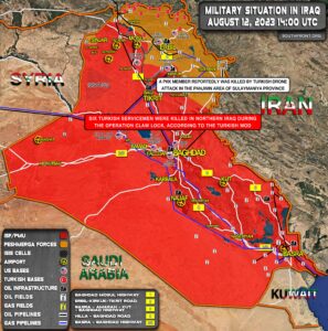 Military Situation In Iraq On August 12, 2023 (Map Update)