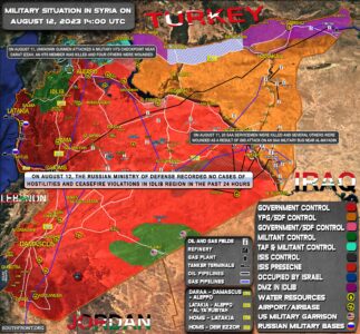 Military Situation In Syria On August 12, 2023 (Map Update)