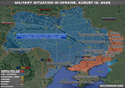 Military Situation In Ukraine On August 12, 2023 (Map Update)