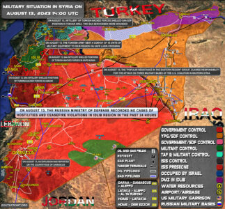 Military Situation In Syria On August 13, 2023 (Map Update)