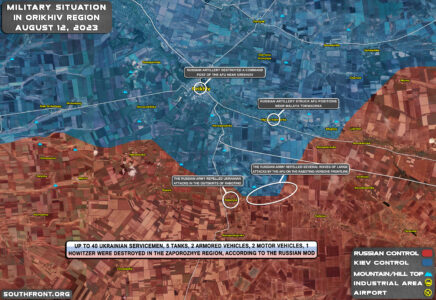 Military Situation In Southern Ukraine On August 13, 2023 (Map Update)