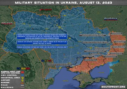 Military Situation In Ukraine On August 13, 2023 (Map Update)