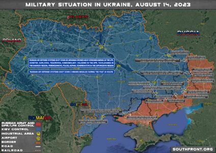 Military Situation In Ukraine On August 14, 2023 (Map Update)