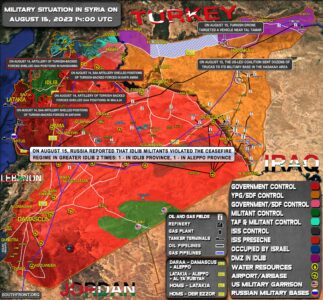 Military Situation In Syria On August 15, 2023 (Map Update)