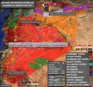 Military Situation In Syria On August 16, 2023 (Map Update)