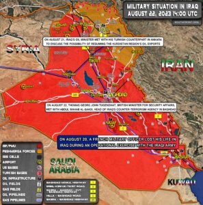 Military Situation In Iraq On August 22, 2023 (Map Update)