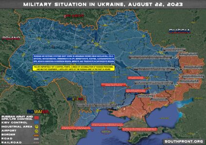 Military Situation In Ukraine On August 22, 2023 (Map Update)