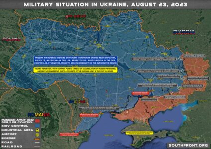 Military Situation In Ukraine On August 23, 2023 (Map Update)