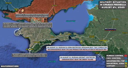 Military Situation In Crimea On August 24, 2023 (Map Update)