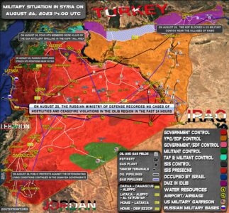 Military Situation In Syria On August 26, 2023 (Map Update)