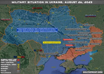 Military Situation In Ukraine On August 26, 2023 (Map Update)