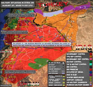 Military Situation In Syria On August 27, 2023 (Map Update)