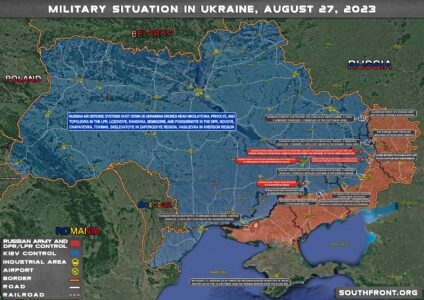 Military Situation In Ukraine On August 27, 2023 (Map Update)