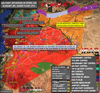 Military Situation In Syria On August 29, 2023 (Map Update)