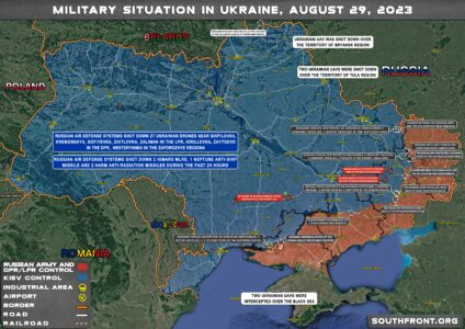 Military Situation In Ukraine On August 29, 2023 (Map Update)