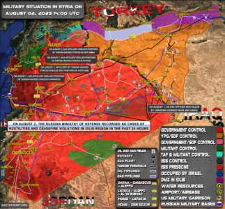 Military Situation In Syria On August 2, 2023 (Map Update)