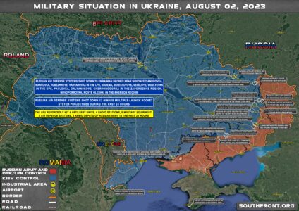 Military Situation In Ukraine On August 2, 2023 (Map Update)