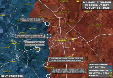 Military Situation In Donbass On August 3, 2023 (Map Update)