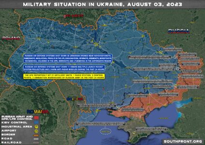 Military Situation In Ukraine On August 3, 2023 (Map Update)