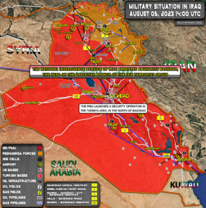 Military Situation In Iraq On August 5, 2023 (Map Update)