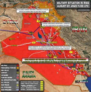 Military Situation In Iraq On August 8, 2023 (Map Update)