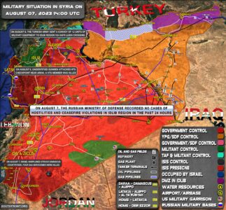 Military Situation In Syria On August 7, 2023 (Map Update)