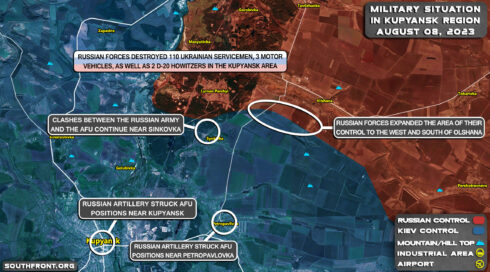 Military Situation In Kupyansk On August 8, 2023 (Map Update)