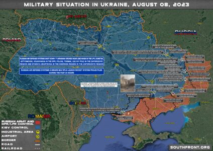 Military Situation In Ukraine On August 8, 2023 (Map Update)